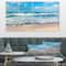 Designart - Indian Ocean Panoramic View - Extra Large Seashore Canvas Art